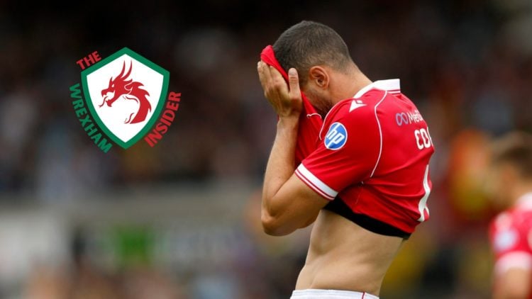 Wrexham player Conor Coady in action.